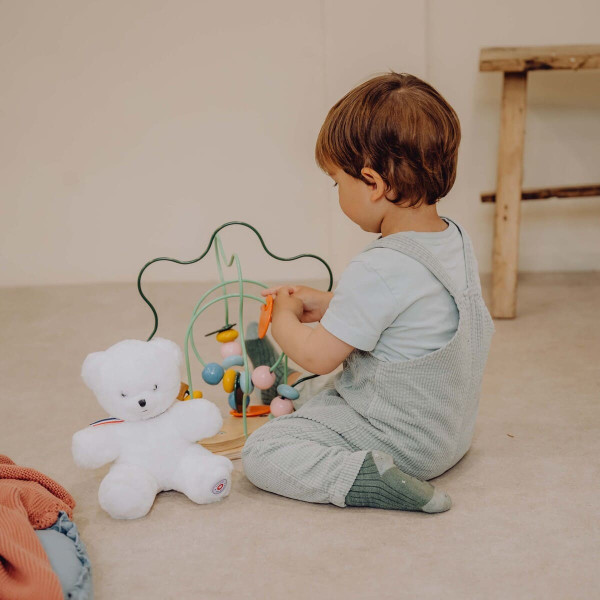 Peluche DOUDOU ET COMPAGNIE Le Petit Ours Français 25cm - 9 coloris