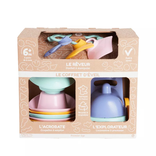 Coffret LE JOUET SIMPLE Eveil et Bain - 2 coloris