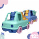 Coffret LE JOUET SIMPLE Camions-Trains Pompier/Benne