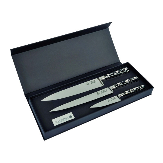 Coffret Au Nain 3 couteaux de cuisine Pépite