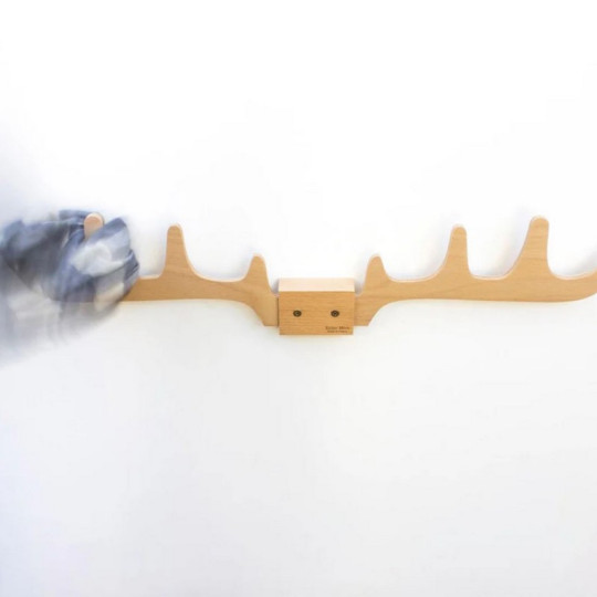 Porte-manteau patère REINE MERE Merlin en hêtre