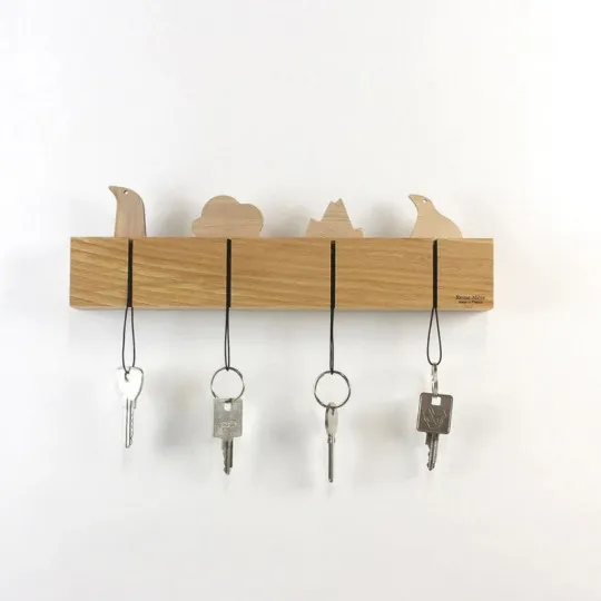 Porte clé mural Paysage