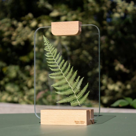 Porte photo REINE MERE Cadre Verrière hêtre et verre