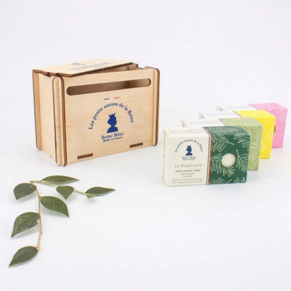Coffret de 4 savons naturels REINE MERE
