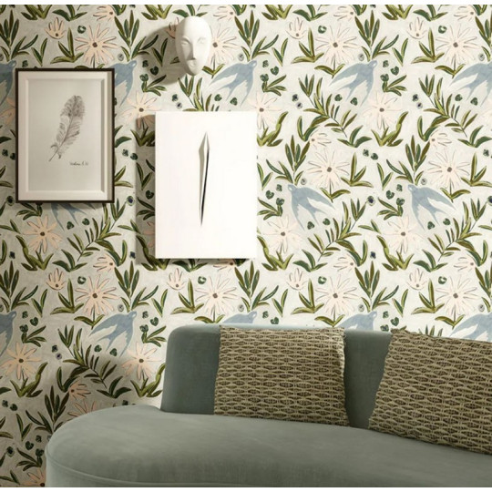 Papier peint SEASON PAPER Envolée brume ou nuit - 2 coloris