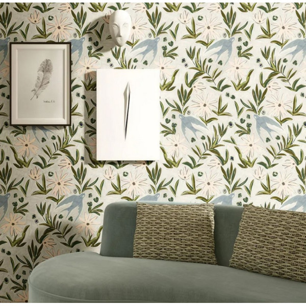 Papier peint SEASON PAPER Envolée brume ou nuit - 2 coloris