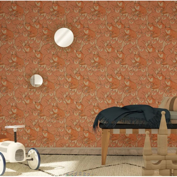 Papier peint SEASON PAPER Fox Croud