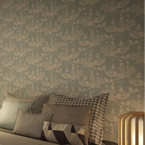 Papier peint SEASON PAPER Jungle Bleu