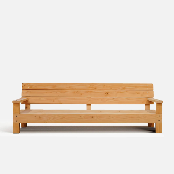 Banquette d'extérieur Abelia Ladivine Jardine en bois Douglas