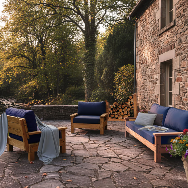 Banquette d'extérieur Abelia Ladivine Jardine en bois Douglas