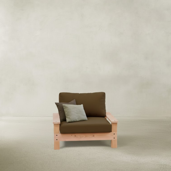 Fauteuil d'extérieur Abelia Ladivine Jardine en bois Douglas