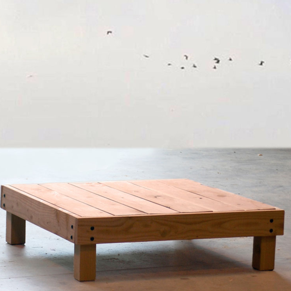 Table basse d'extérieur Achillea Ladivine Jardine en bois Douglas