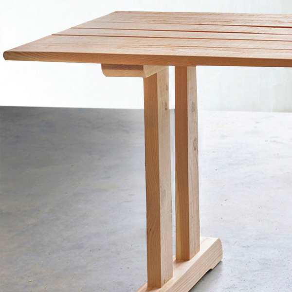 Table de jardin Stippa Ladivine Jardine en bois Douglas