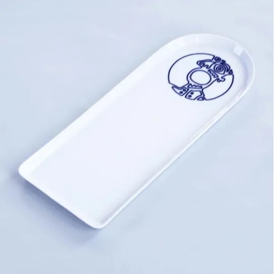 Petit plateau vide-poches EXTRANORM Voilà design Patrick Knoch en porcelaine de Limoges - 2 modèles