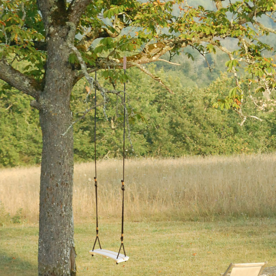 Balançoire de jardin Ladivine Jardine en bois de frêne