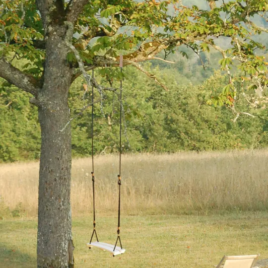 Balançoire de jardin Ladivine Jardine en bois de frêne