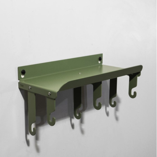 Étagère murale NAKLIS HOME Mini-14 avec crochet - 5 coloris