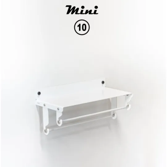Étagère murale NAKLIS HOME Mini-10 avec dérouleur - 5 coloris