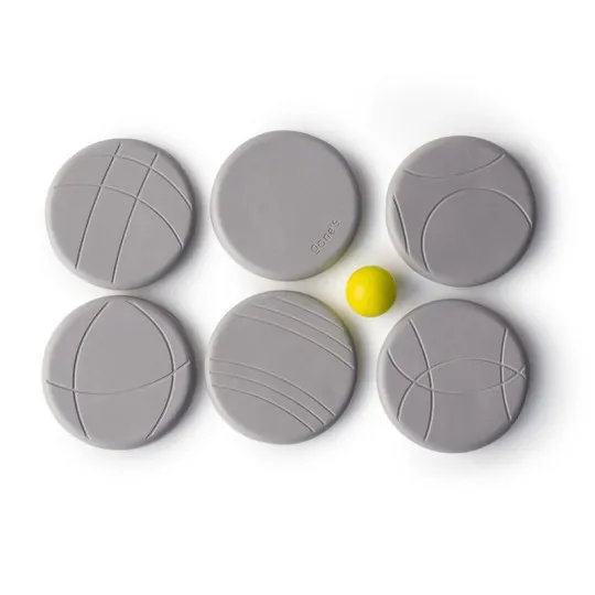 Lot de 6 dessous de verres GONE'S Pétanque en béton