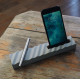 Support téléphone et stylo GONE'S Onde en béton
