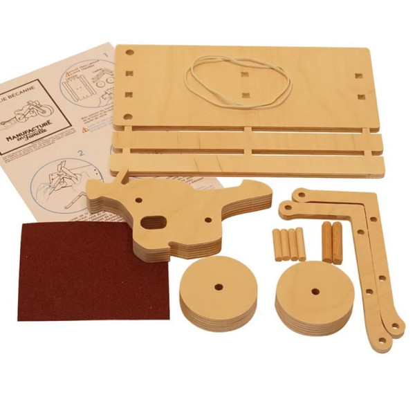 Moto en bois MANUFACTURE EN FAMILLE Mes 2 jolies bécanes Chopper ou scooter - 2 modèles