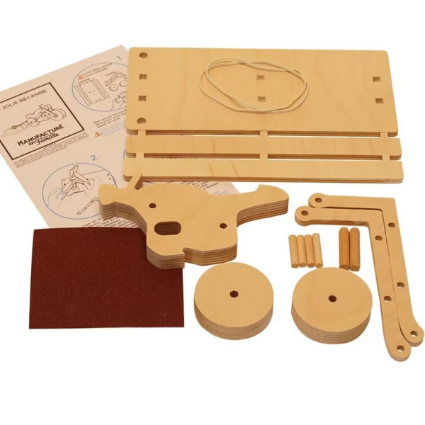 Moto en bois MANUFACTURE EN FAMILLE Ma jolie bécane Diy à fabriquer