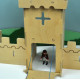 Maquette de château-fort MANUFACTURE EN FAMILLE Le château de Plywood diy à fabriquer