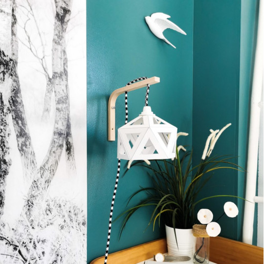 Applique murale LEEWALIA Origami - 6 coloris