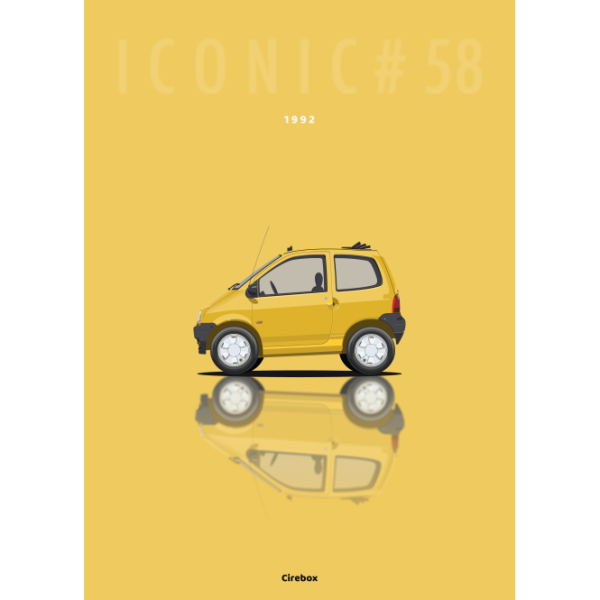 Affiche de la Renault Twingo - 1992 - Cirebox