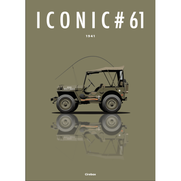 Affiche de la Jeep Willys - 1941 - Cirebox