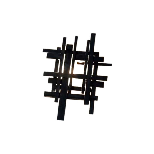 Applique murale CLF CREATION Owel en métal brut