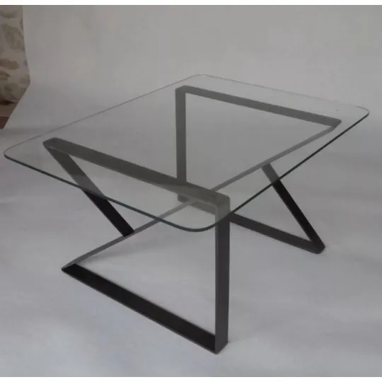 Table basse CLF CREATION Moero en métal et verre
