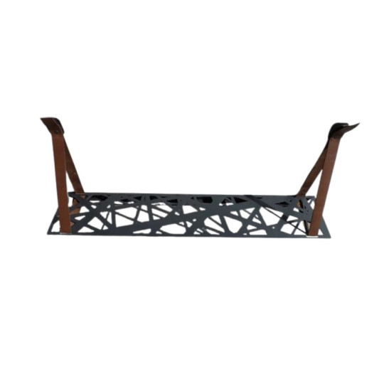 Etagère murale CLF CREATION Lure en métal et cuir