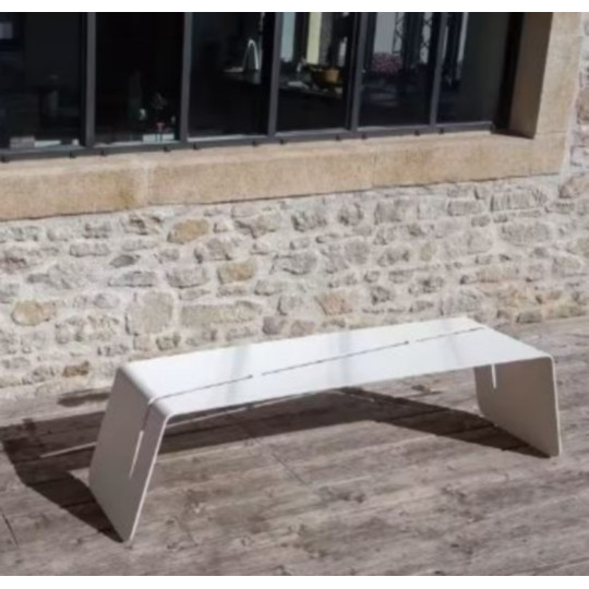 Banc de jardin CLF CREATION en métal 160x35x43cm