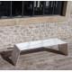 Banc de jardin CLF CREATION en métal 160x35x43cm