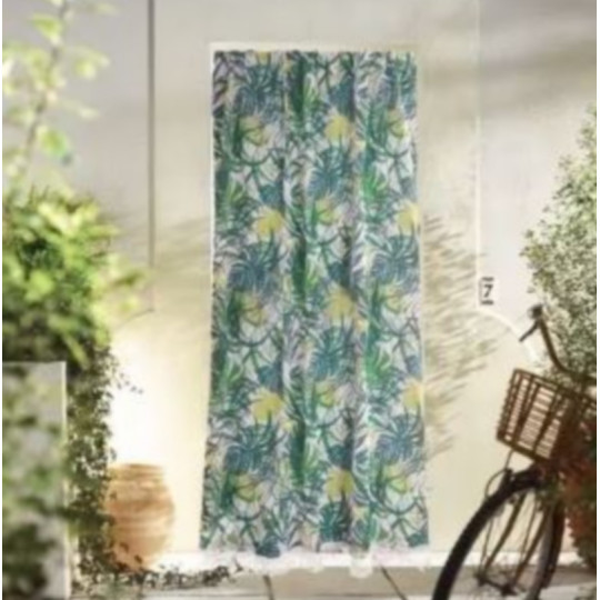 Rideau de porte TOISON D'OR Jungle 140x225cm