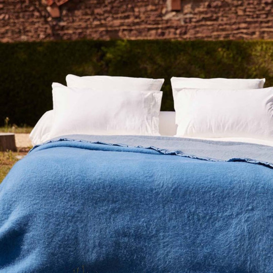 Couverture en laine TOISON D'OR Volta 220x240cm - 5 coloris