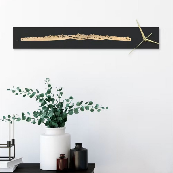 Horloge murale JE SUIS ART Massif des Pyrénées