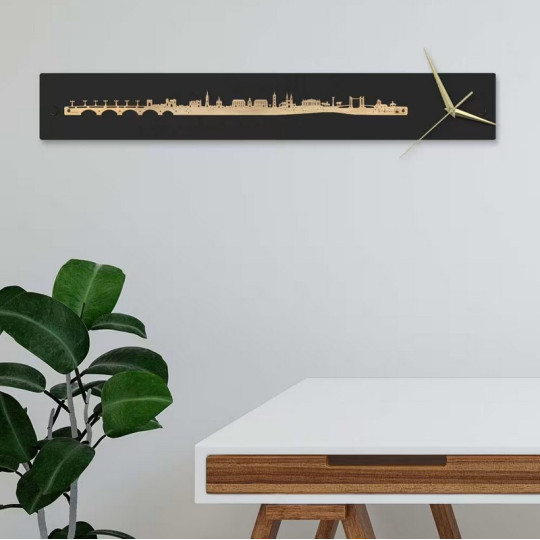 Horloge murale JE SUIS ART Bordeaux