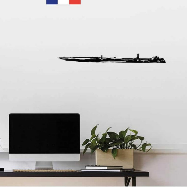 Silhouette murale Skyline JE SUIS ART Phares de Bretagne – 3 tailles