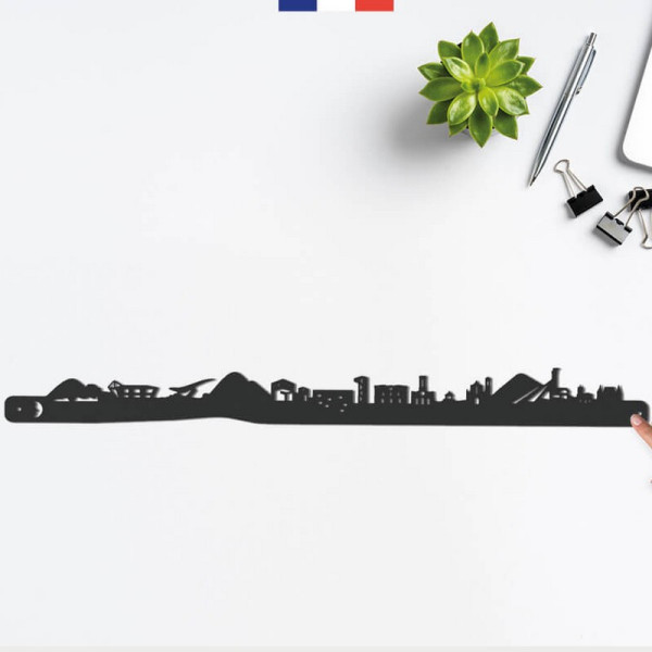 Silhouette murale Skyline JE SUIS ART ville de Saint-Etienne – 3 tailles