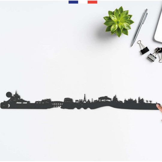 Silhouette murale Skyline JE SUIS ART France – 2 coloris 3 tailles