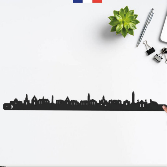 Silhouette murale Skyline JE SUIS ART ville de Lille – 3 tailles