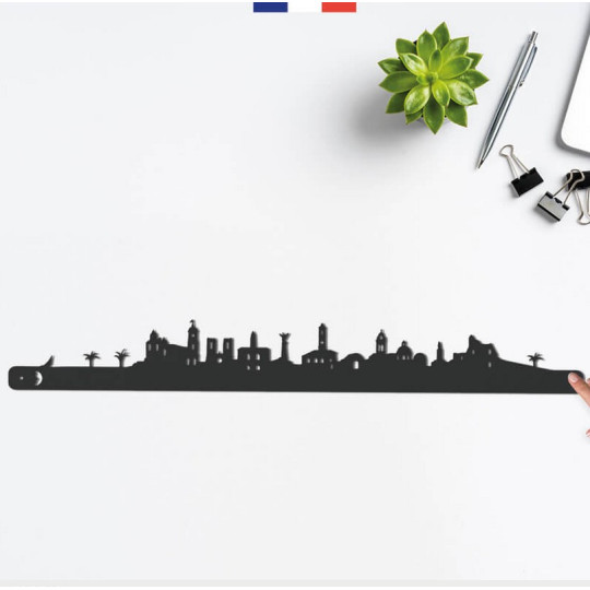 Silhouette murale Skyline JE SUIS ART ville de Nice – 3 tailles