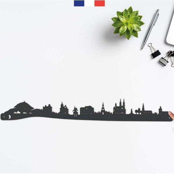 Silhouette murale Skyline JE SUIS ART ville de Clermont-Ferrand – 3 tailles