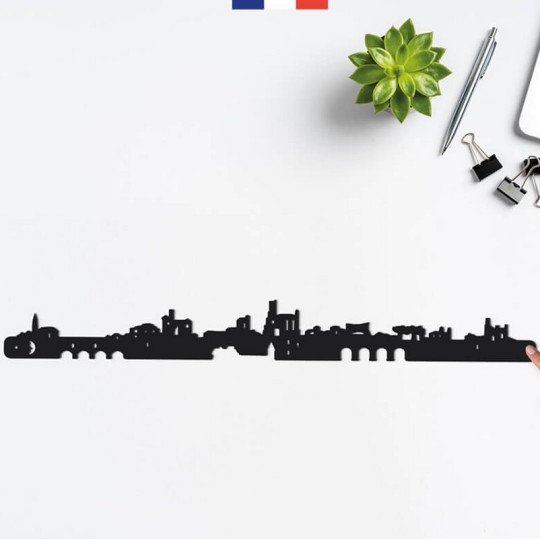 Silhouette murale Skyline JE SUIS ART ville d'Albi – 3 tailles