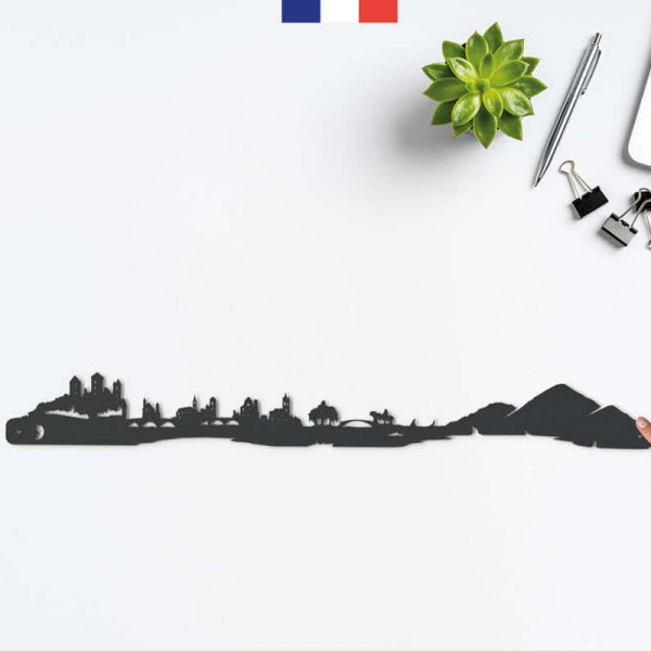 Silhouette murale Skyline JE SUIS ART ville d'Annecy – 3 tailles
