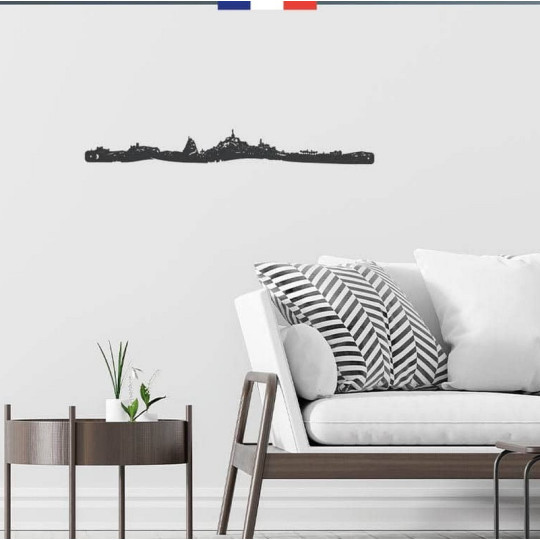 Silhouette murale Skyline JE SUIS ART ville du Puy-en-Velay – 3 tailles