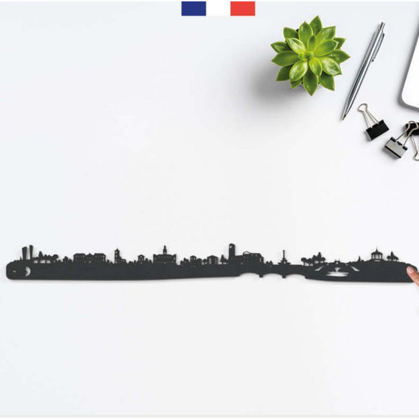 Silhouette murale Skyline JE SUIS ART ville de Valence – 3 tailles