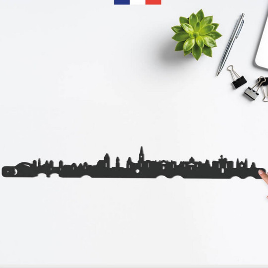 Silhouette murale Skyline JE SUIS ART ville de Strasbourg – 3 tailles